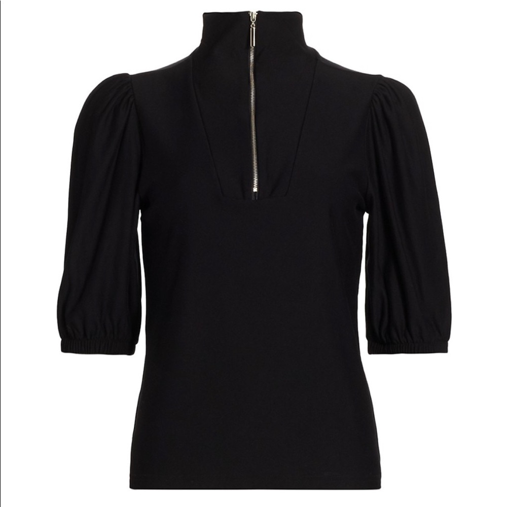 Saks Designer Gestuz Rifa Quarter Zip Sweatshirt